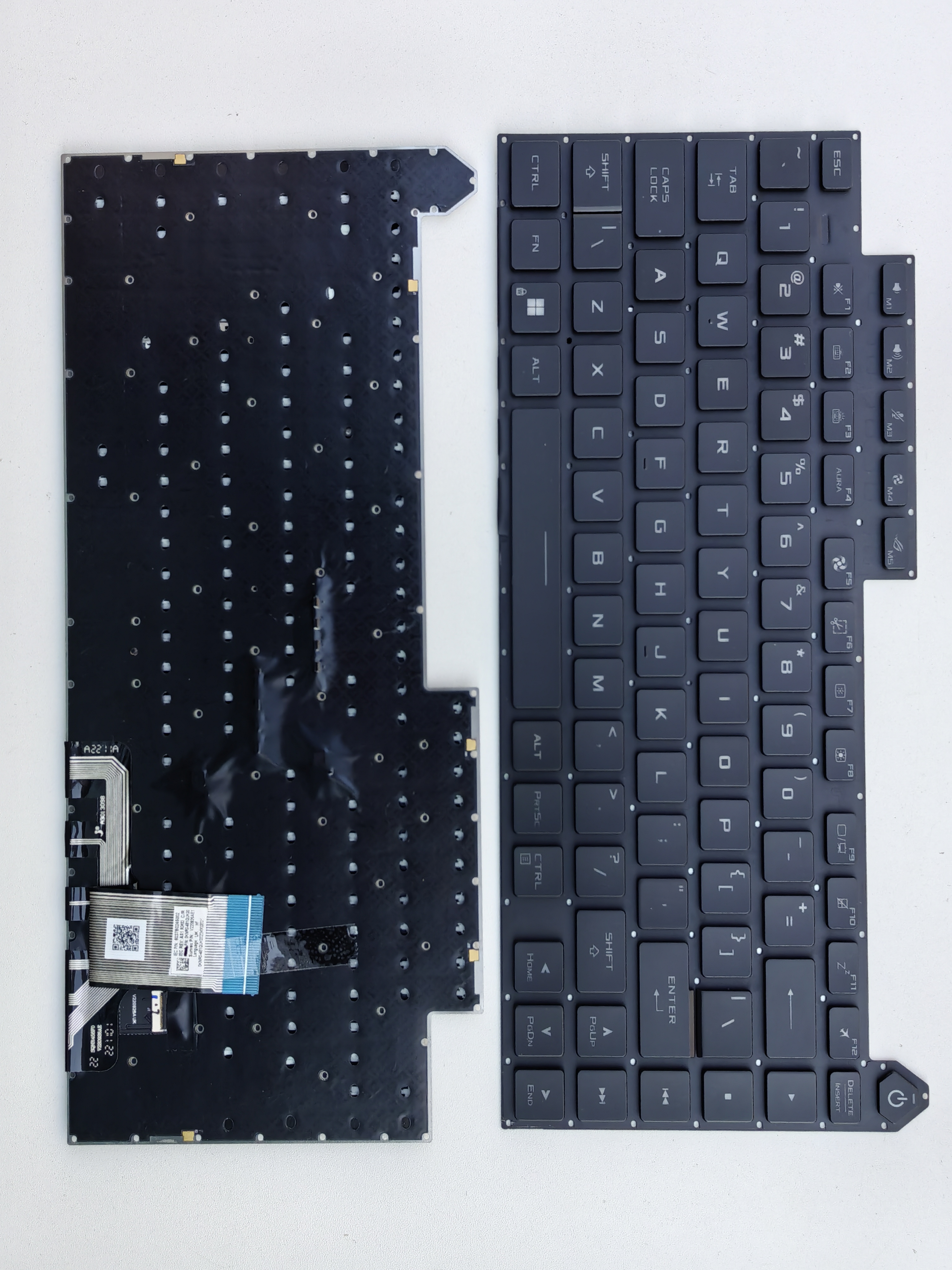 Picture of New Replacement Laptop Keyboard For ASUS G614 RGB colorful backlight BLACK Backlit US Layout